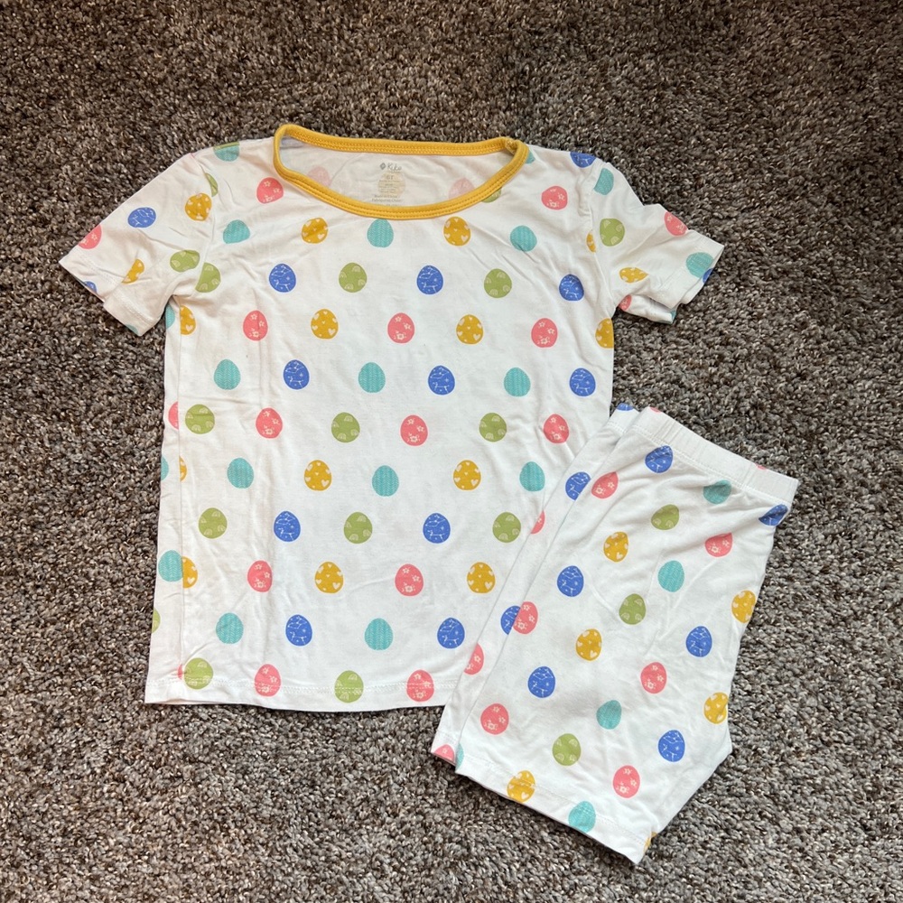 Kyte Spring Egg Pajama Short Set